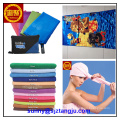 Serviette en microfibre pour lave-auto / turban / main / visage / sport / gym / bain / plage avec une serviette en microfibre